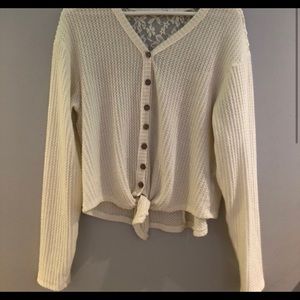 Cream Ardene cardigan